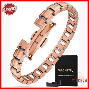 Adjustable Copper Magnetic Bracelet with 5000 Gauss Strength